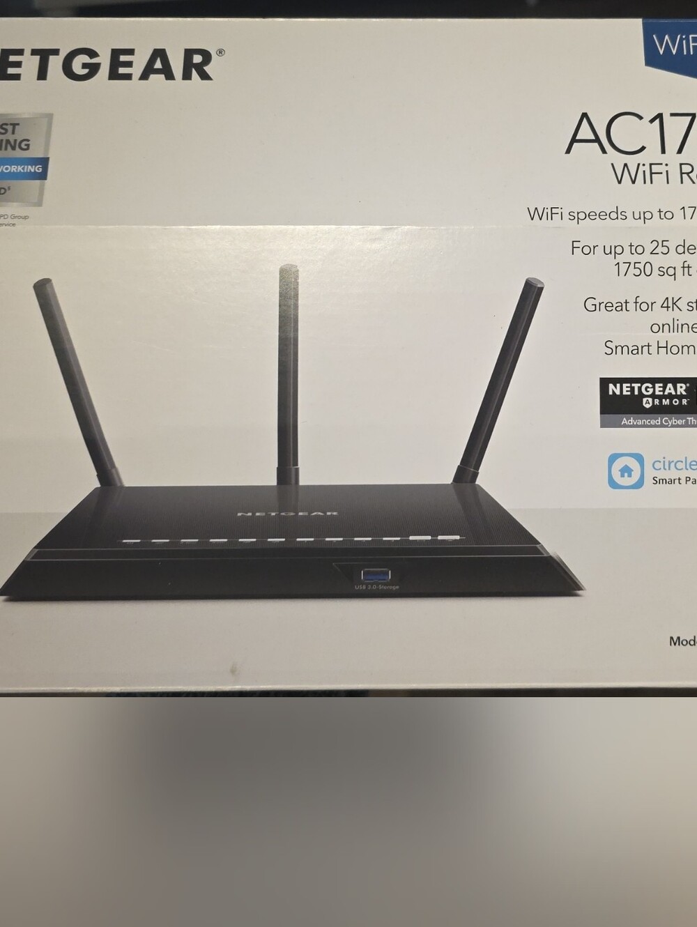 NETGEAR AC1750 Dual-Band Wifi Router